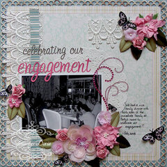 celebrating our engagement {ScrapThat! June Kit Reveal}