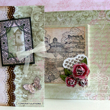 Wedding Card {Heartfelt Creations DT}