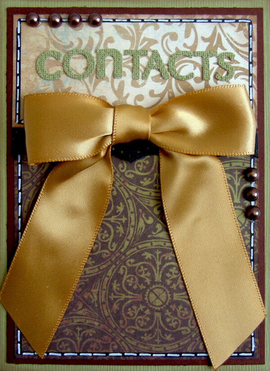 Gift Set-Address Book {ScrapThat! December Kit Reveal}