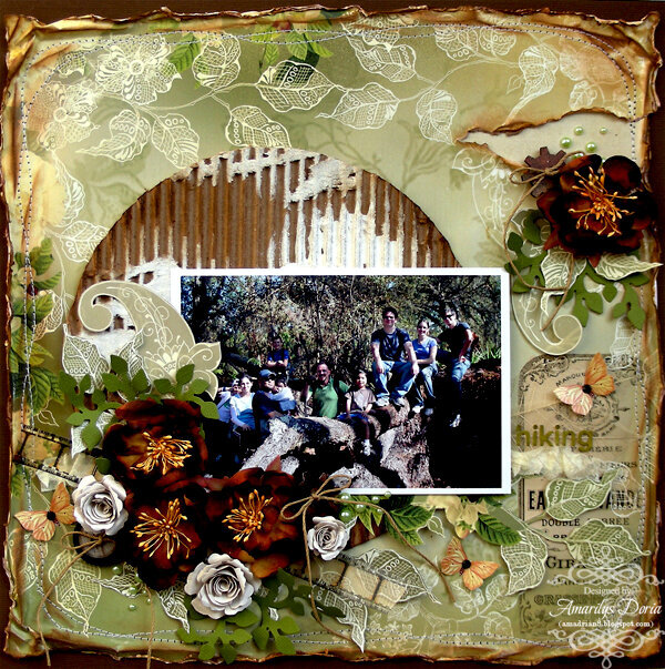 hiking {ScrapThat! March &quot;New Blooms&quot; Kit}