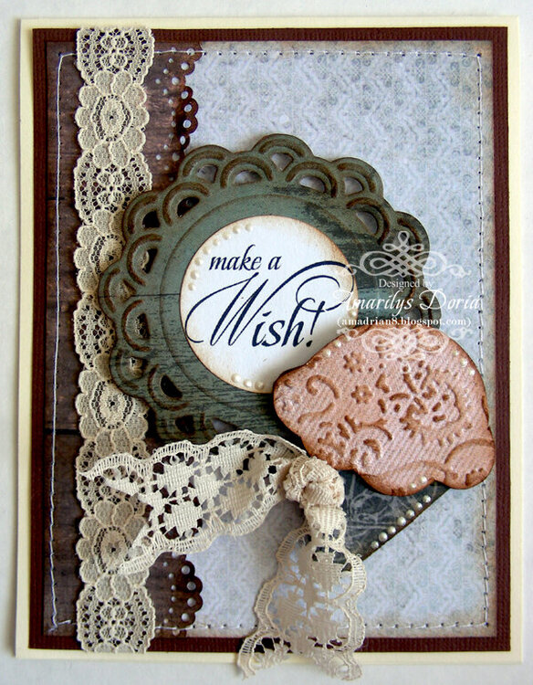 make a wish card {ScrapThat! March &quot;&quot;Within Nature&quot;&quot; Kit}