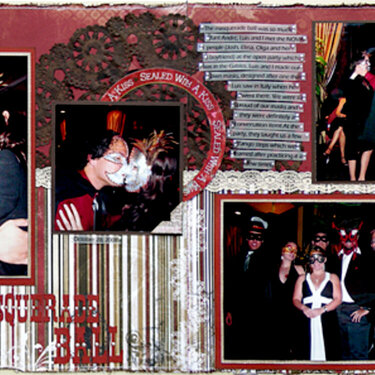 masquerade ball double pager {A Walk Down Memory Lane DT}