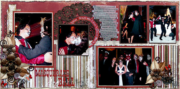 masquerade ball double pager {A Walk Down Memory Lane DT}