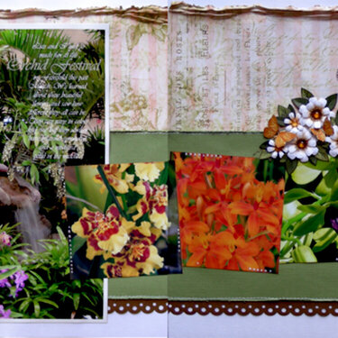 orchid festival double pager {A Walk Down Memory Lane DT}