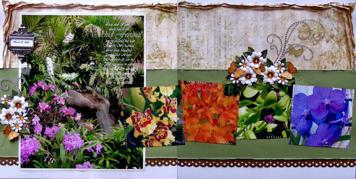 orchid festival double pager {A Walk Down Memory Lane DT}
