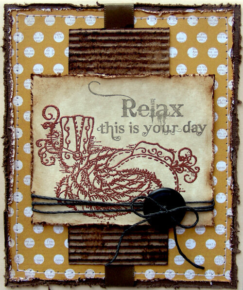 Relax this is your day {Heartfelt Creations DT}