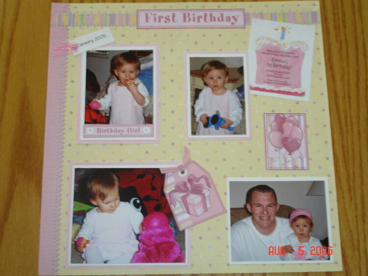 Emma&#039;s 1st Birthday - page 1