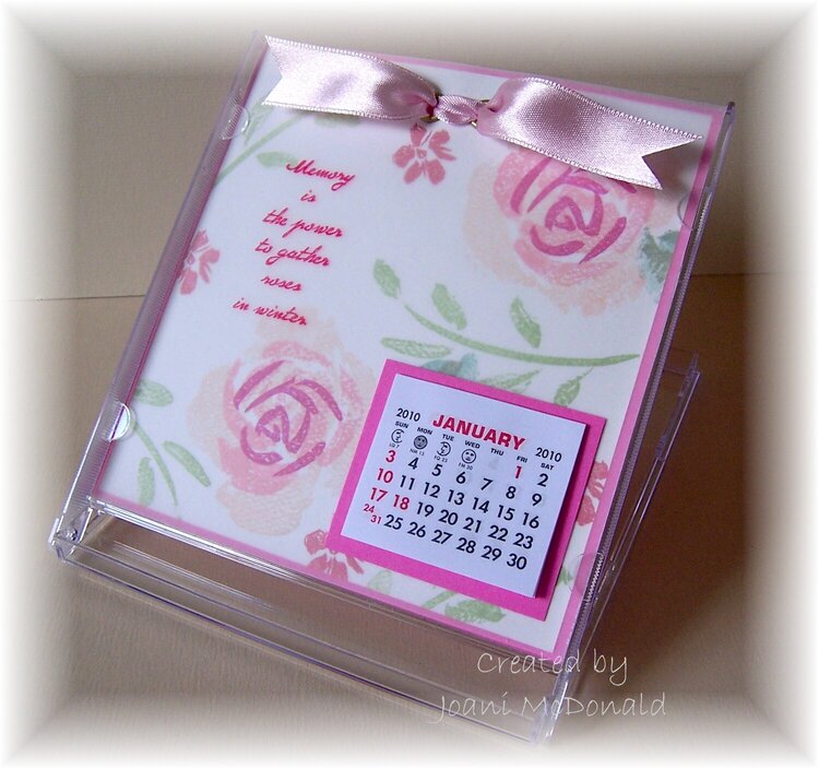 Pink CD Calendar
