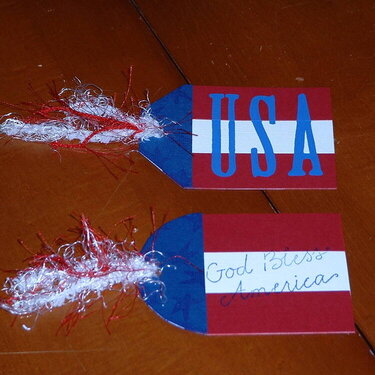 Tags for 4th of July Swap