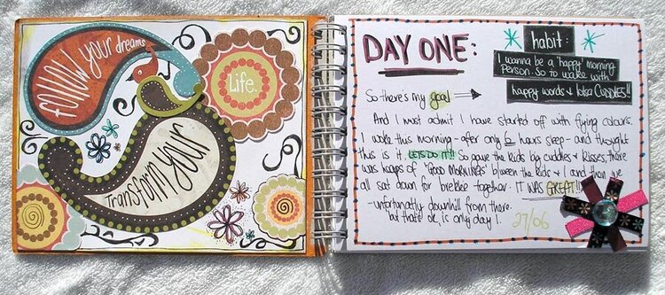 Day One  (21 day challenge)