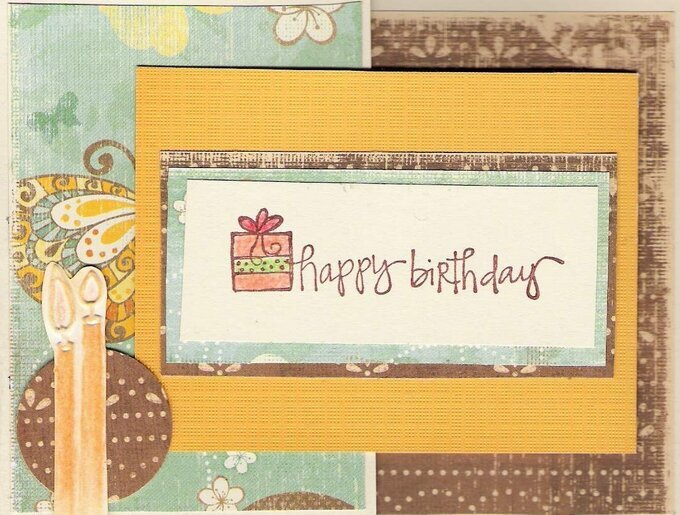 Joy Fold Birthday Card