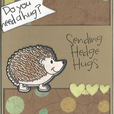 Sending Hedge Hugs