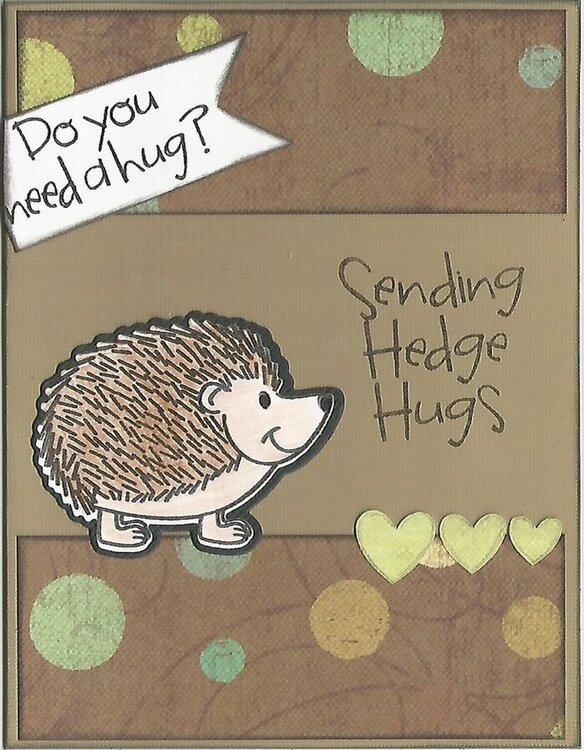 Sending Hedge Hugs
