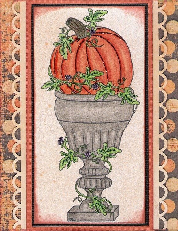 Pumpkin in Urn