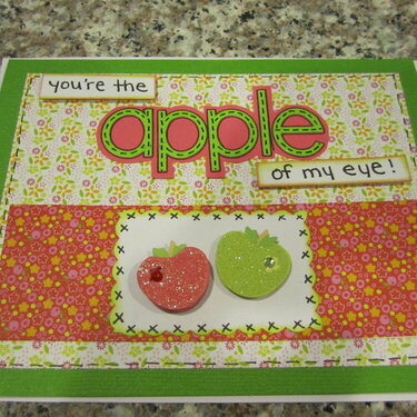 Apple of my Eye card