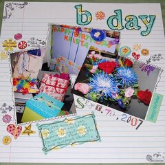 b day page
