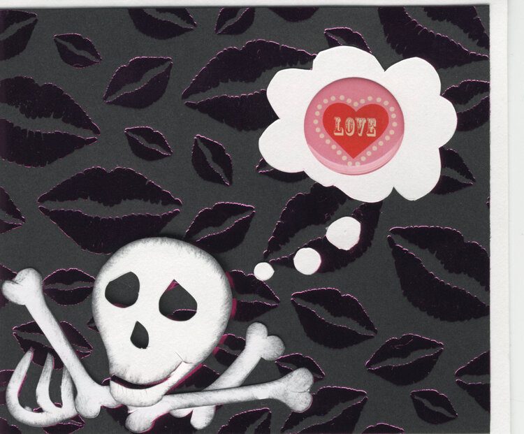 Bones valentine card