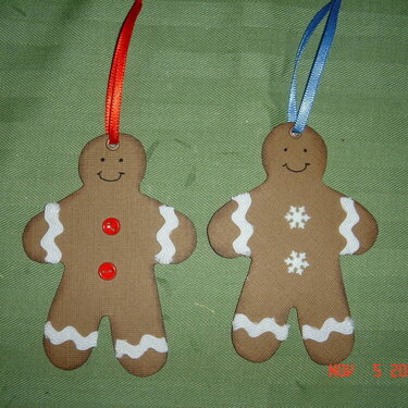 Gingerbread Man gift tags