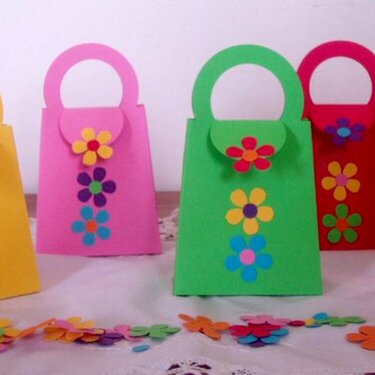 girls place setting novelty bags