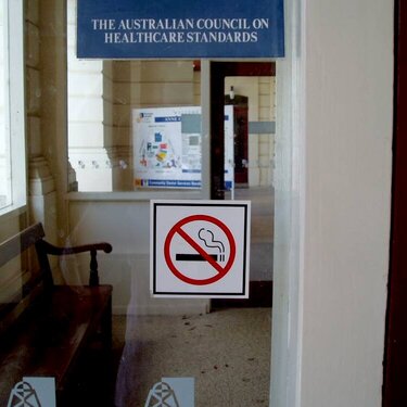 4. A no smoking sign 4 pts