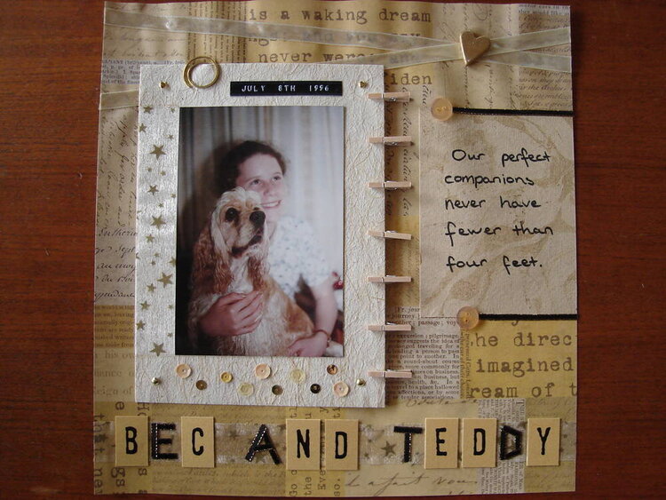Bec and Teddy