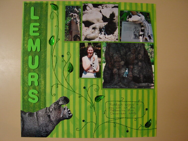 Lemurs are cool left page