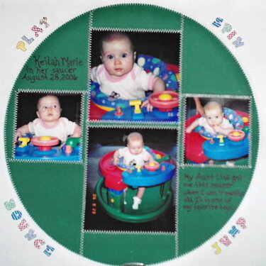 My New Saucer from Aunt Lisa
