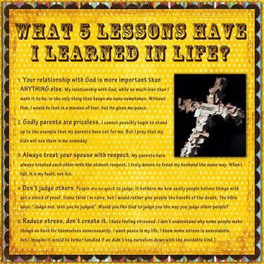 What 5 Lessons Have I Learned in Life?