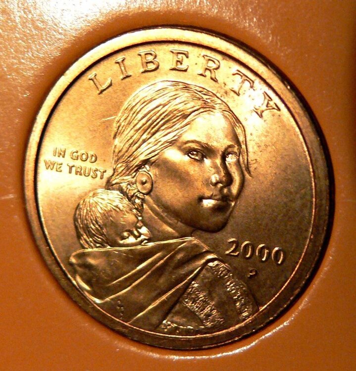 Coin with Woman-8 pts