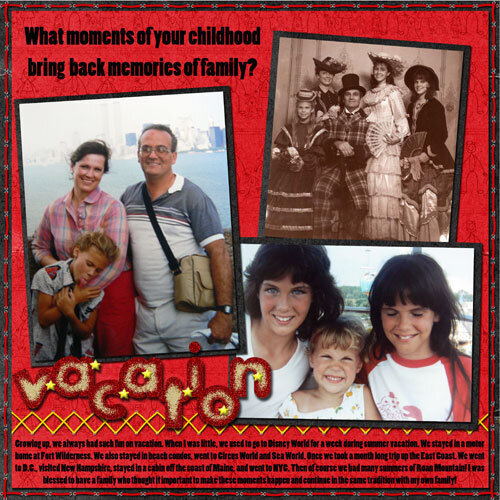 What moments of your childhood bring back memories of family?