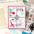 Alex Syberia Designs "Christmas Postage Stamps" card