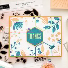 Concord & 9th "Rectangle Piercing Dies" Thanks card