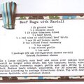 Recipe card for challenge