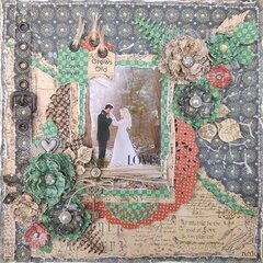 True Love Never Grows Old Layout for ***Cheery Lynn Designs***