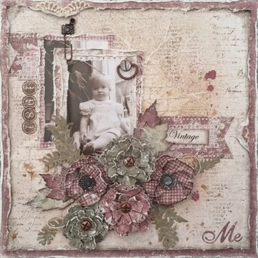 Vintage Me layout for ***Cheery Lynn Designs***