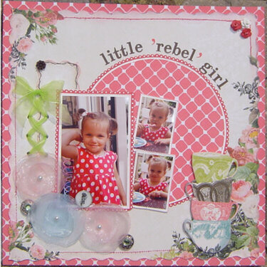 Little &quot;REBEL&quot; girl * webster pages*