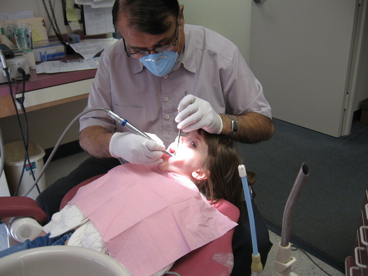 Madeline at the dentist