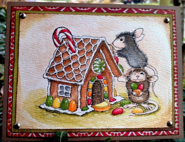 House Mouse Christmas Card5