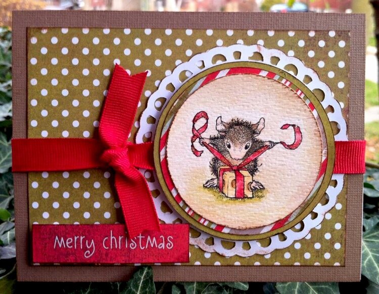House Mouse Christmas card6
