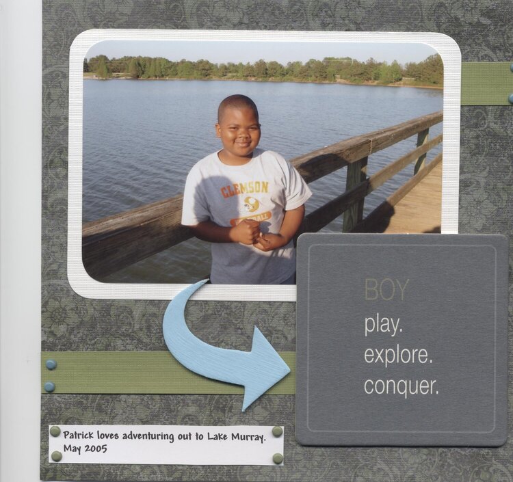 Patrick at Lake Murray