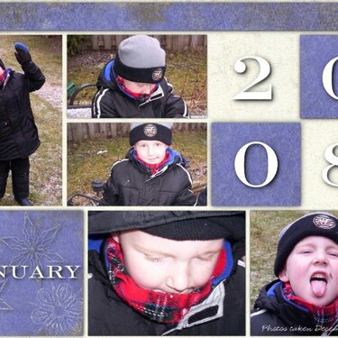 2008 Calendar- January