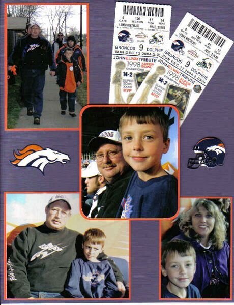 Jakes first Bronco Game!