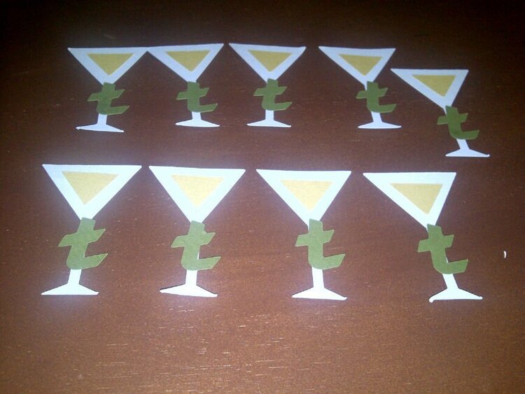 Martini Glass &quot;t&quot; for Cocktails LOTW swap