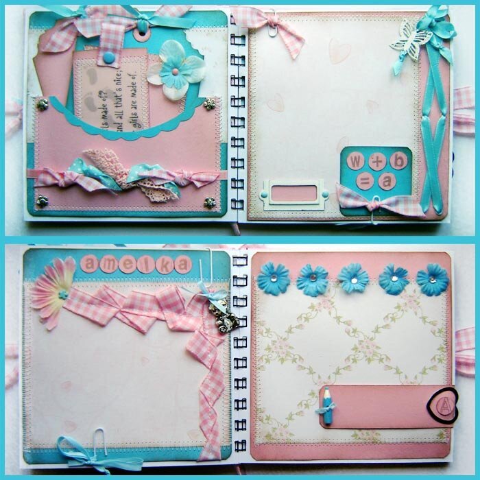 Amelia&#039;s Mini Album {pages 3-4, 5-6}