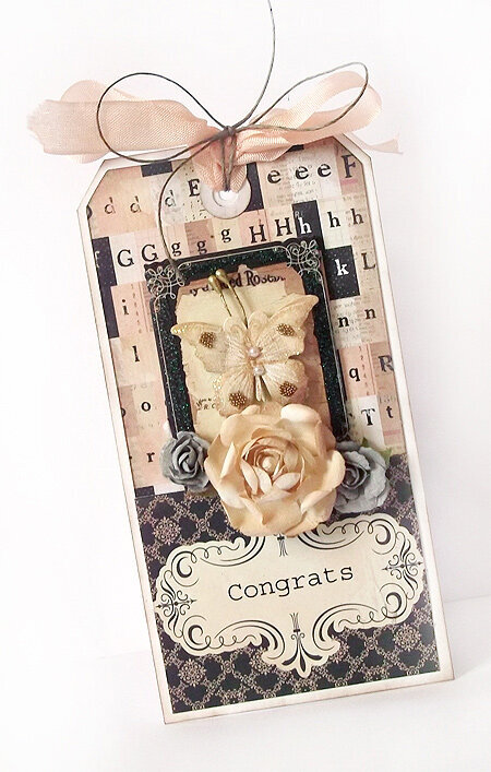 {Congrats} - tag  * Swirlydoos April Kit*