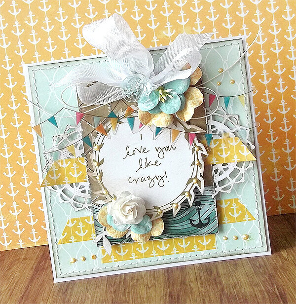 {I love you like crazy} card *Glitz Design*