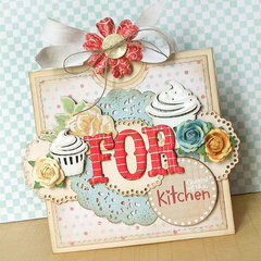 {For Queen of the Kitchen} card