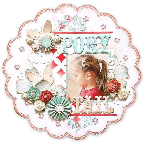 {Ponytail} *NEW Pink Paislee &amp; The Color Room*