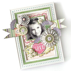 {Love You} - frame *Pink Paislee*