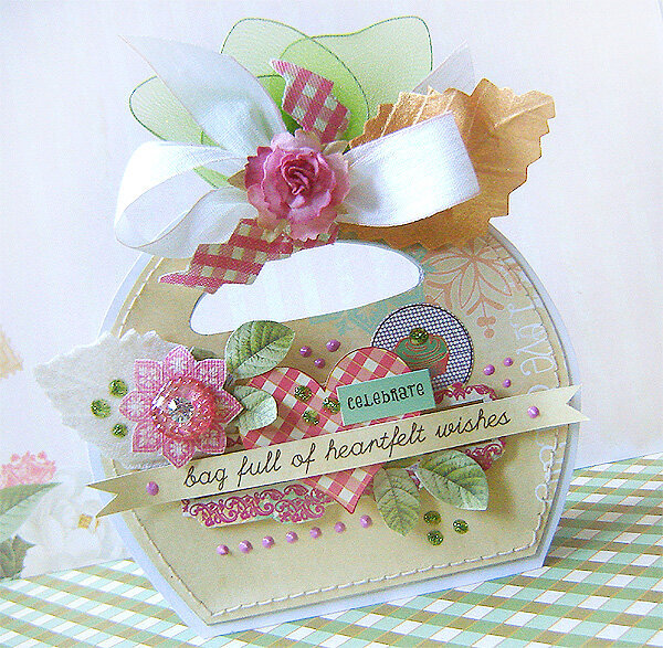 {Bag full of heartfelt wishes} - card *Webster&#039;s Pages